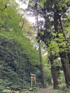 十和田神社　開運の小道